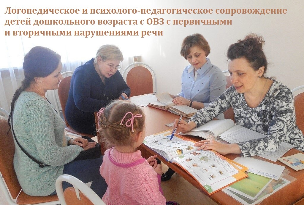 Логопедическое и психолого-педагогическое сопровождение детей с ОВЗ дошкольного возраста с первичными и вторичными нарушениями речи